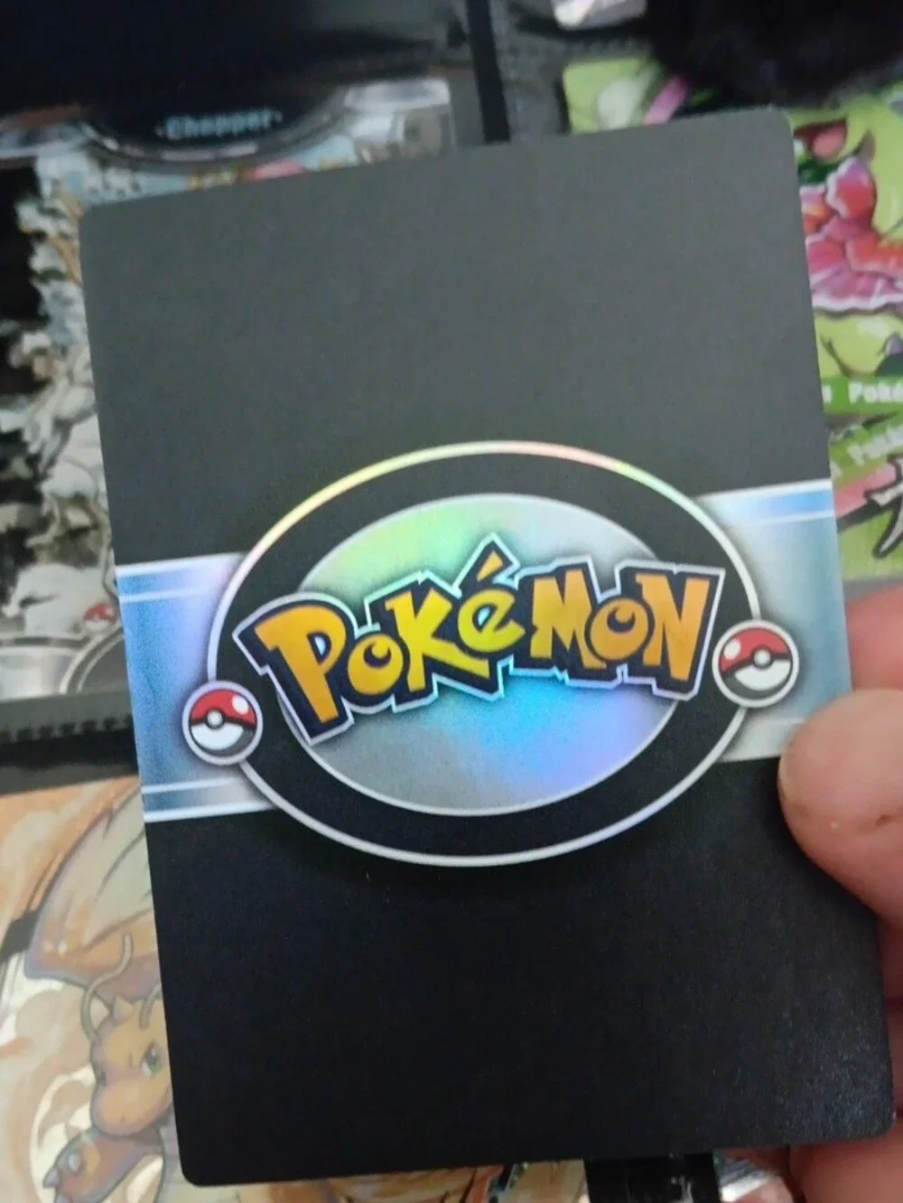 Pokemon Marowak Holographic Card - Black, White, Blue, Brown